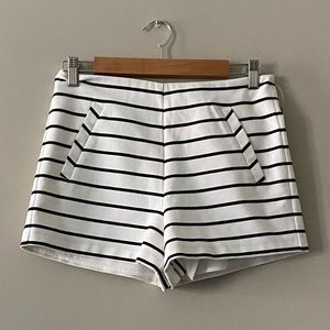NWOT Sam Edelman High Waisted Striped Shorts